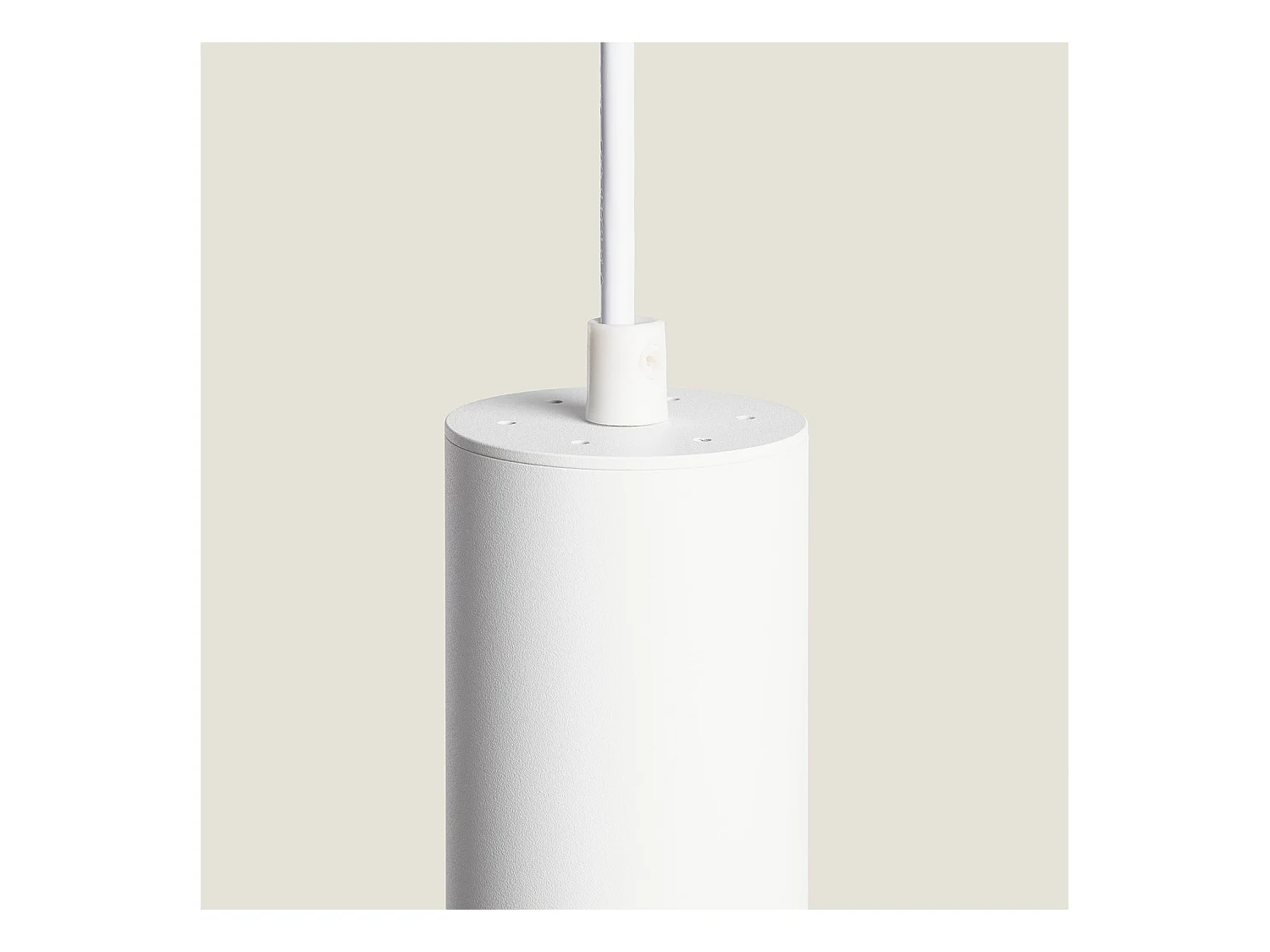 Suspension Métal Quartz Blanc