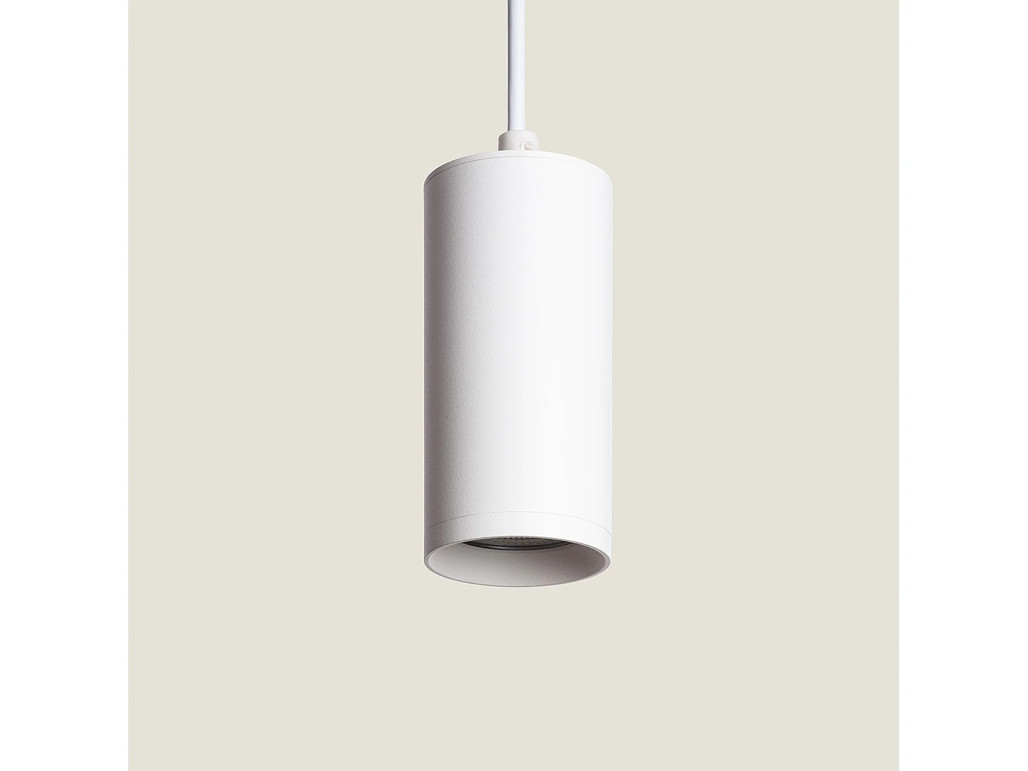 Suspension Métal Quartz Blanc