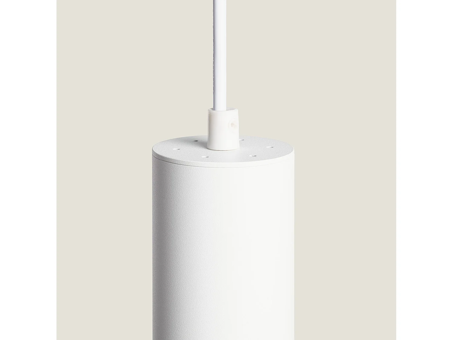 Suspension Métal Quartz Blanc