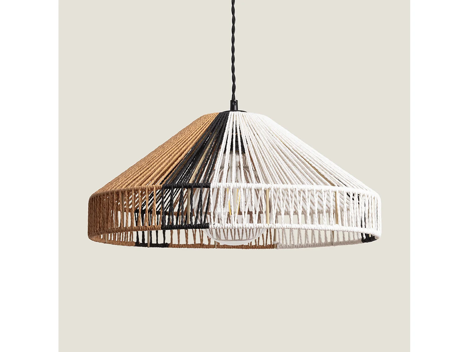 Suspension Papier Tressé Dumas Naturel