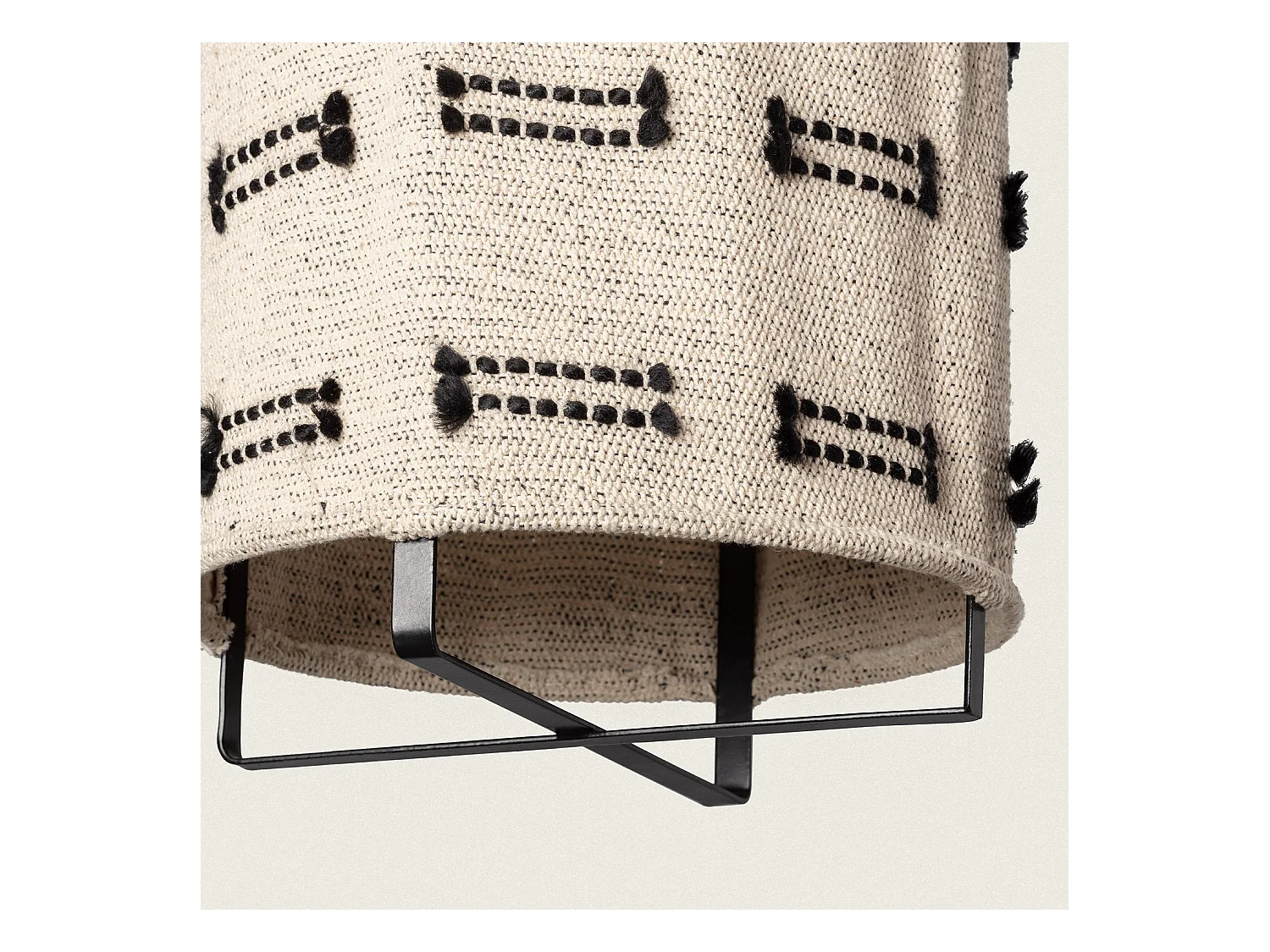 Suspension Bois et Coton Sioux  Beige