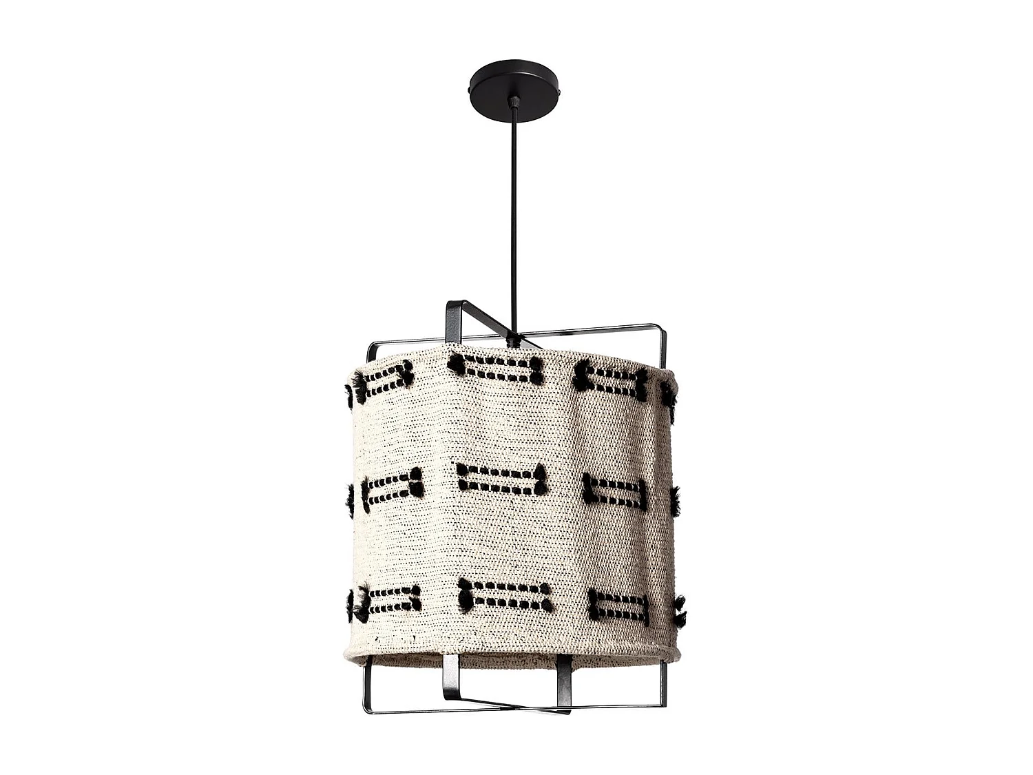 Suspension Bois et Coton Sioux  Beige