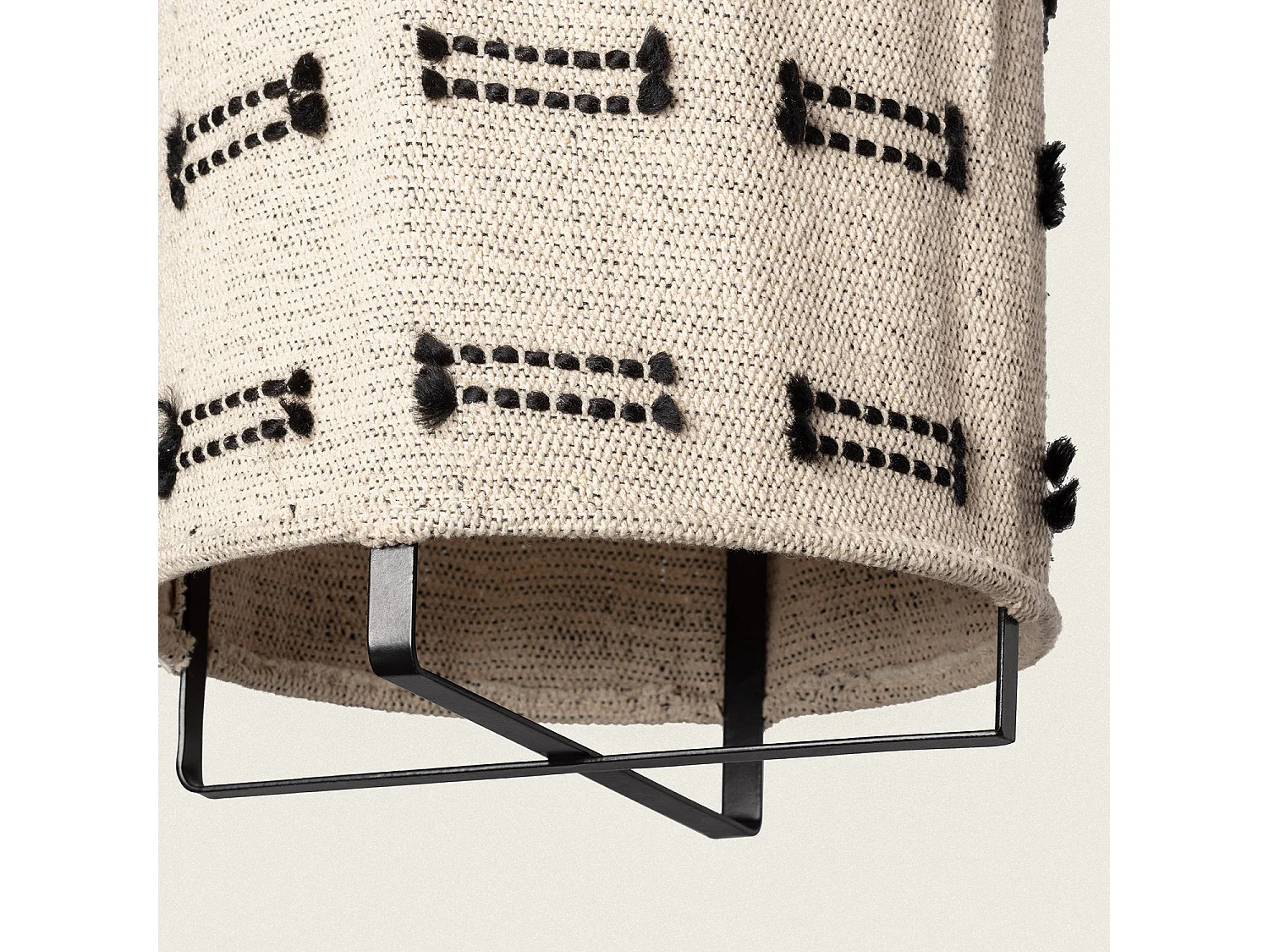Suspension Bois et Coton Sioux  Beige