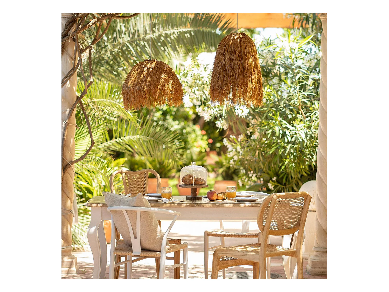 Lampada a Sospensione per Esterni Marina Naturale