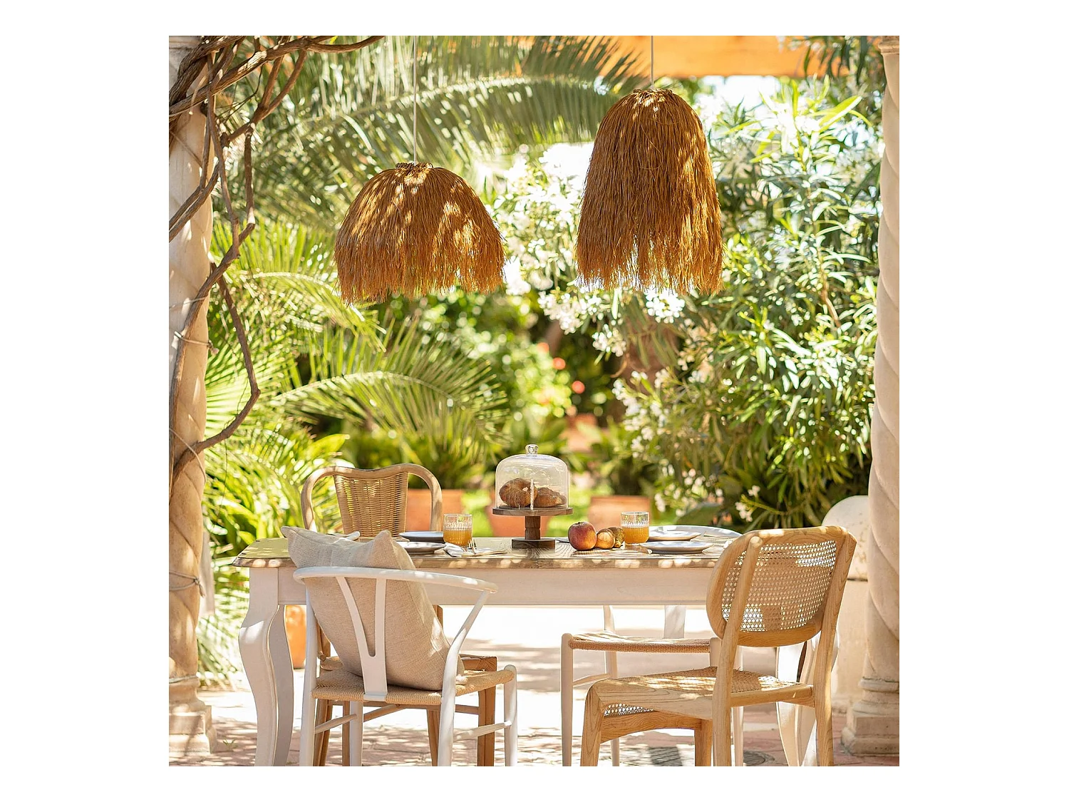 Lampada a Sospensione per Esterni Marina Naturale