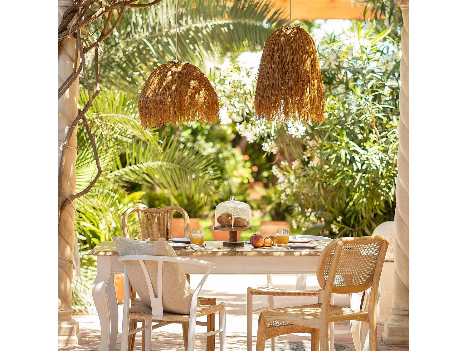 Suspension Extérieur Marina Naturel