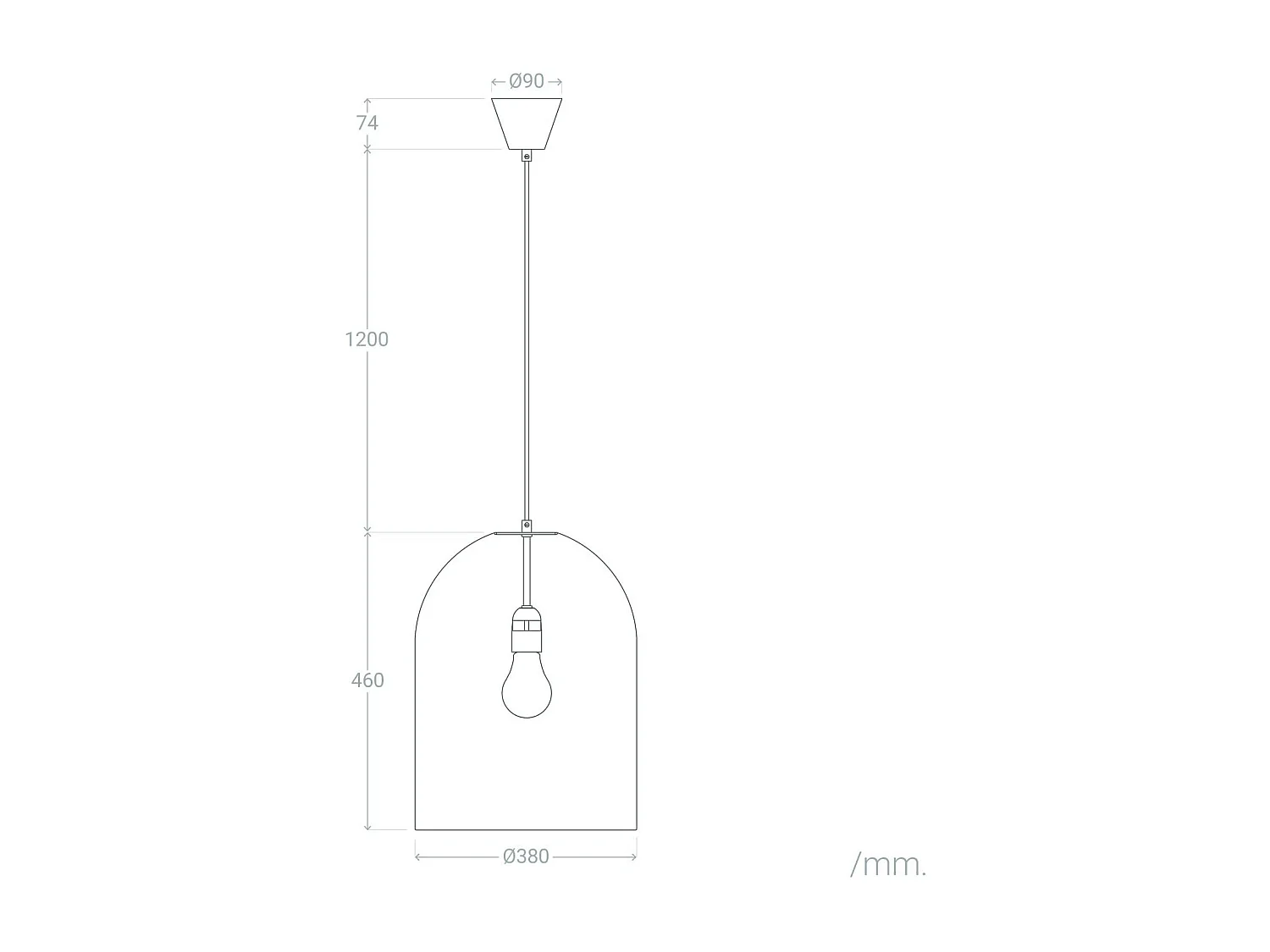 Suspension Extérieur Marina Naturel