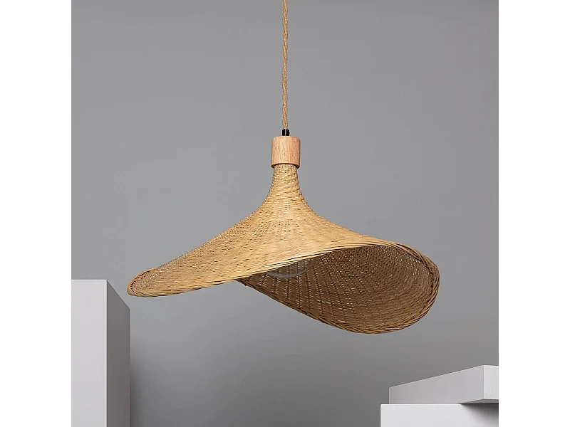 Lámpara Colgante Bambú Kathu Netsie Camel