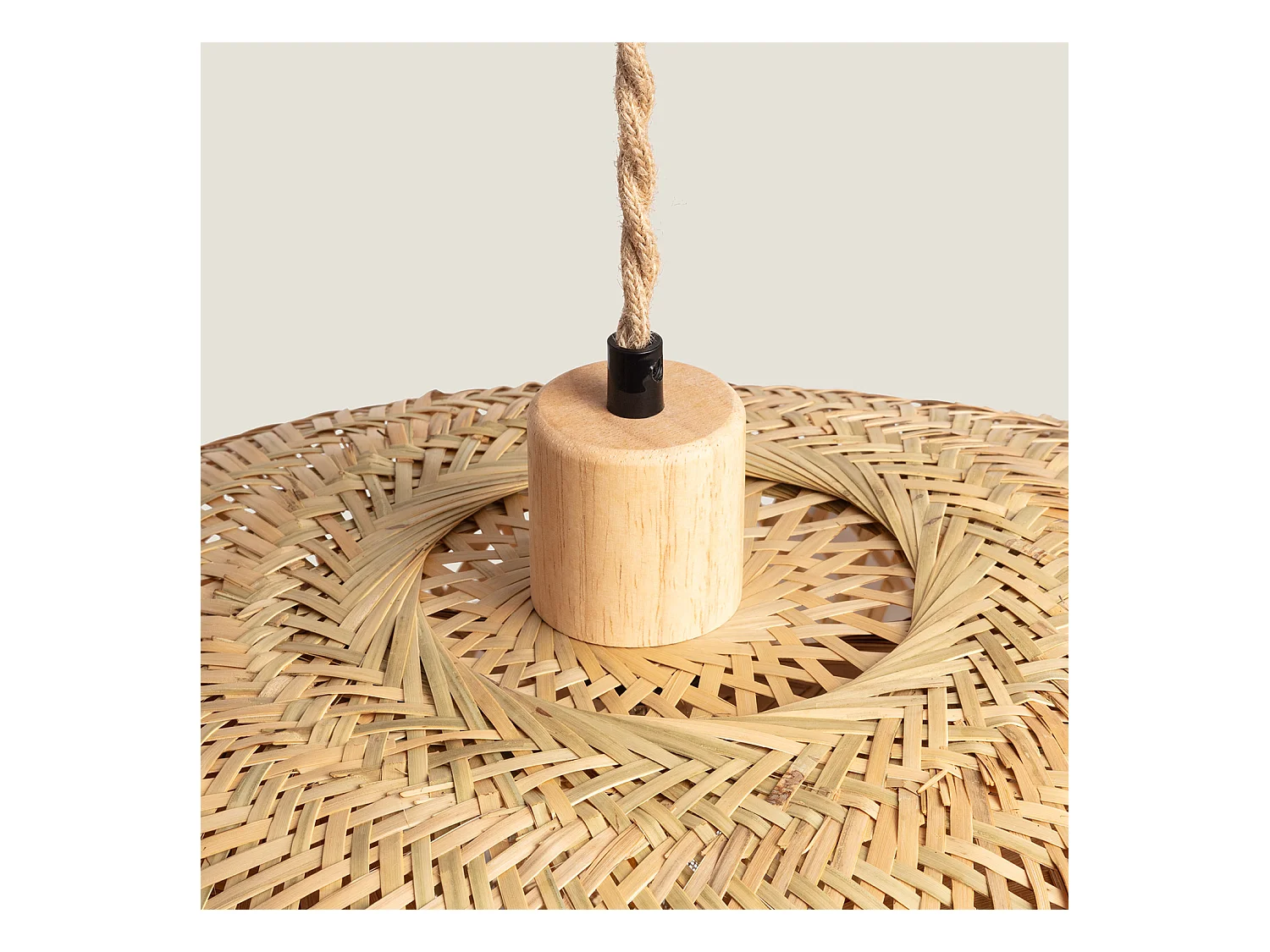 Suspension Bambou Kathu Karatasi Naturel