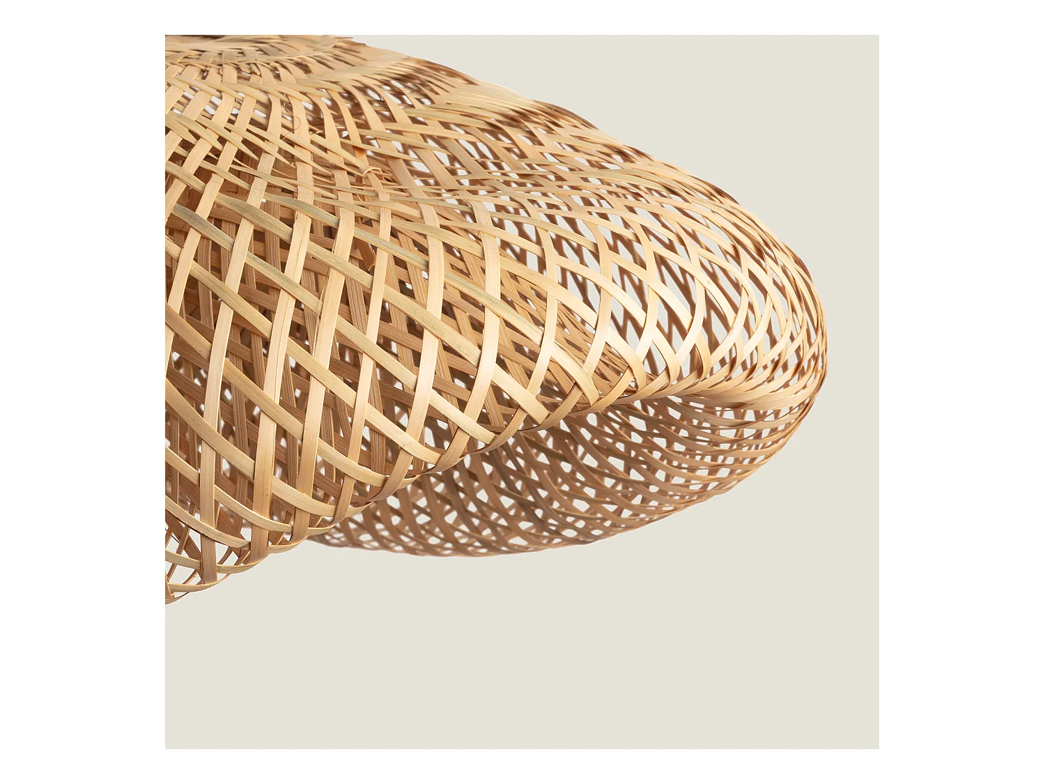 Suspension Bambou Kathu Karatasi Naturel