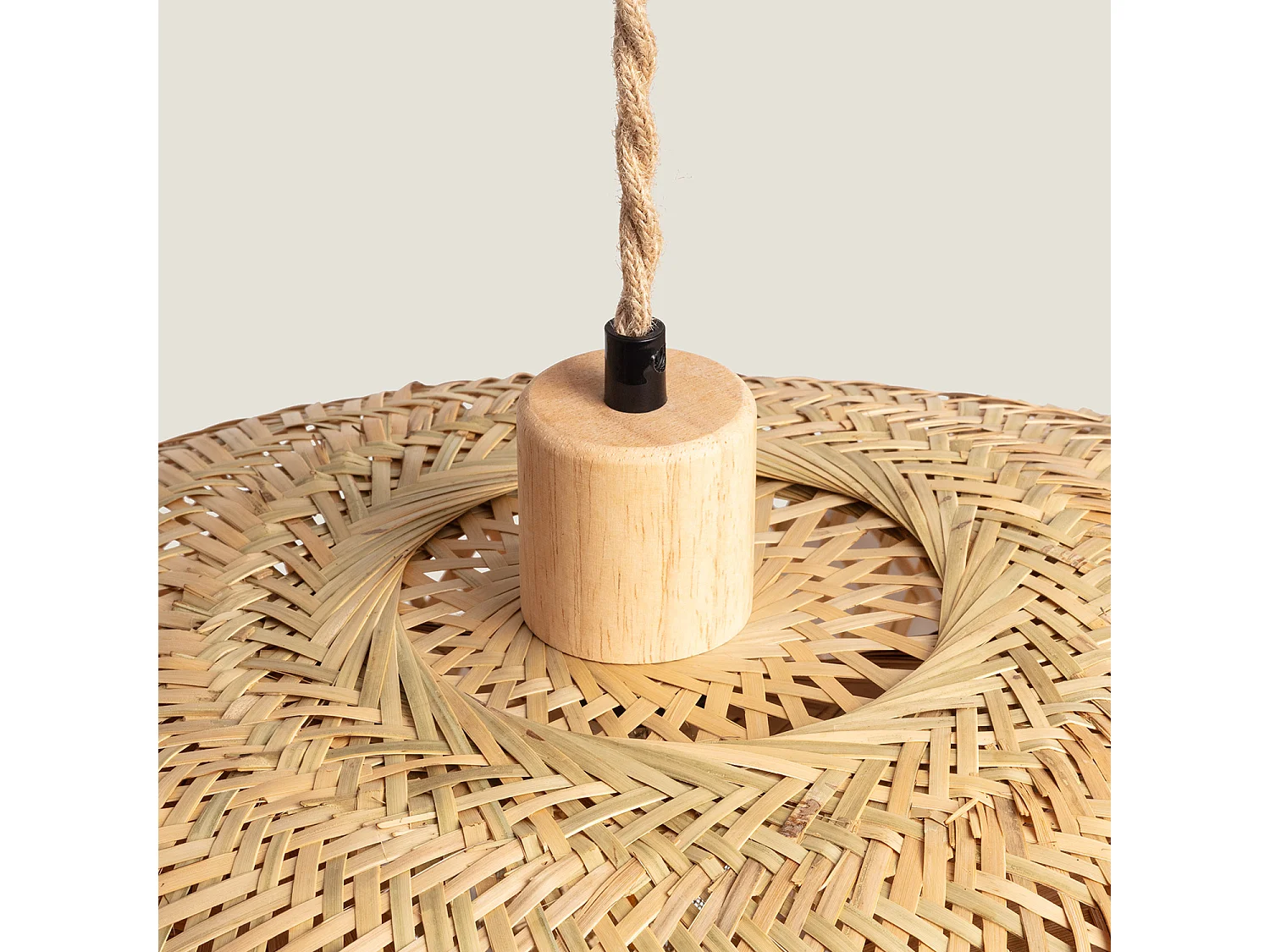 Suspension Bambou Kathu Karatasi Naturel