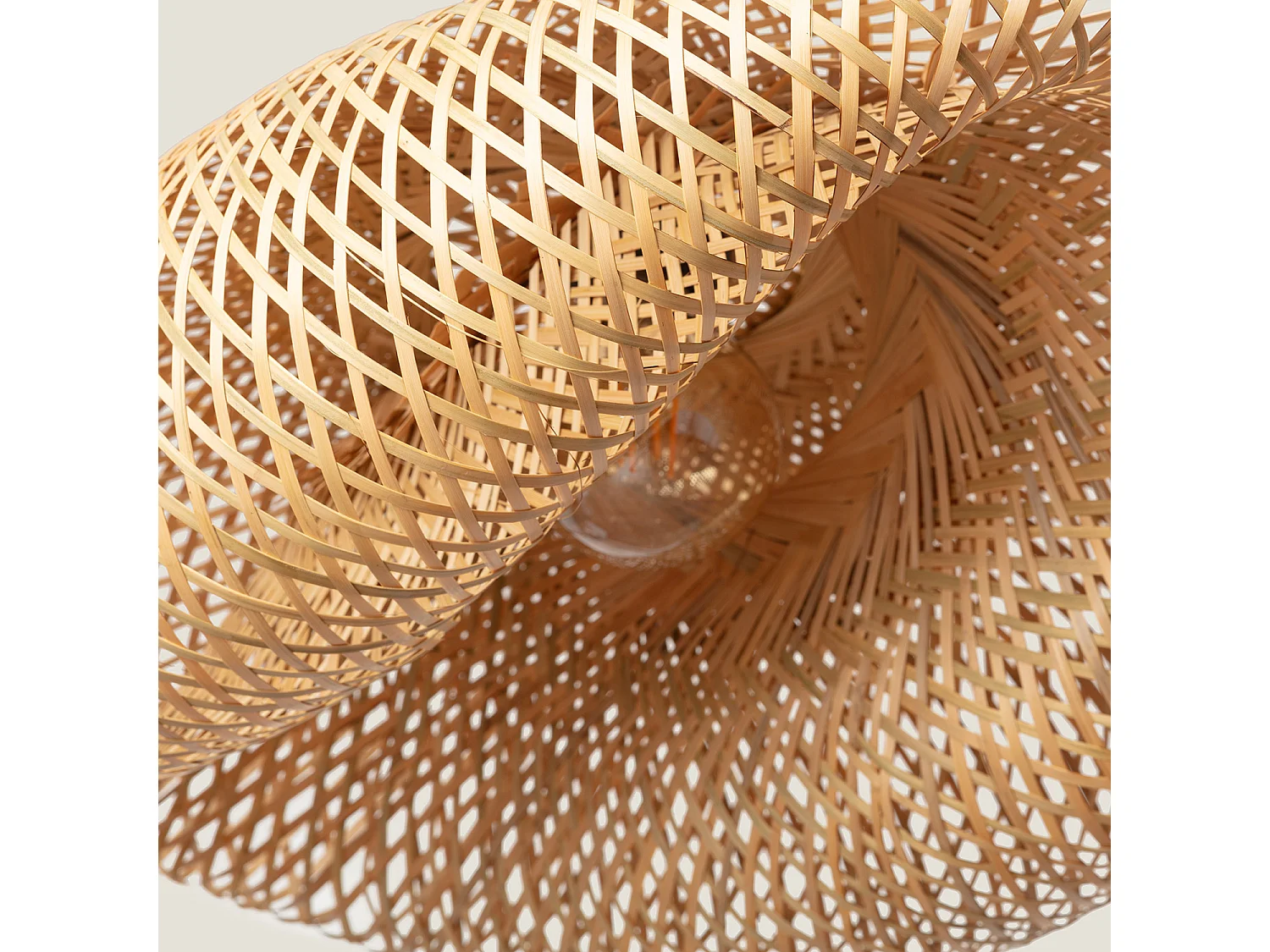 Suspension Bambou Kathu Karatasi Naturel