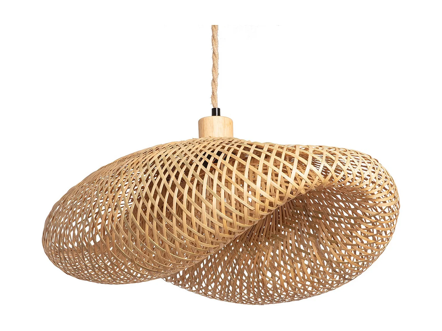 Suspension Bambou Kathu Karatasi Naturel