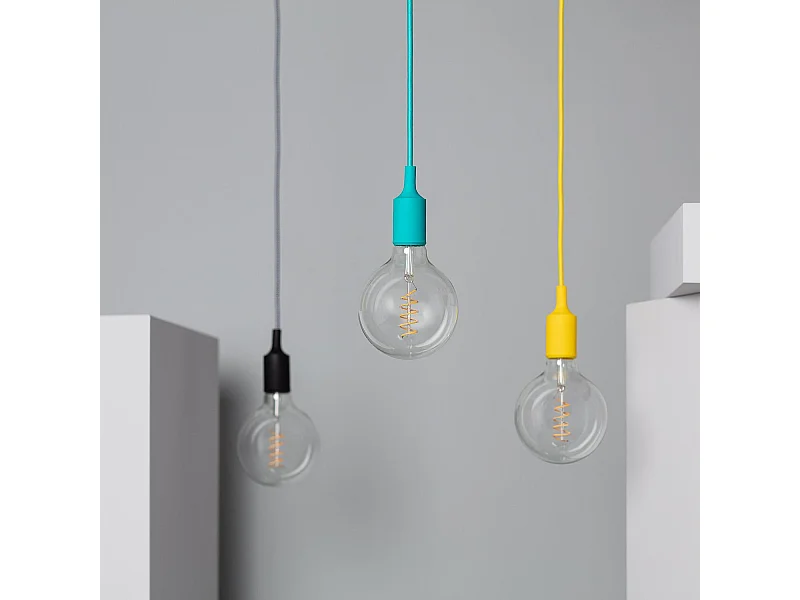 Lampada a Sospensione Rubik Nero