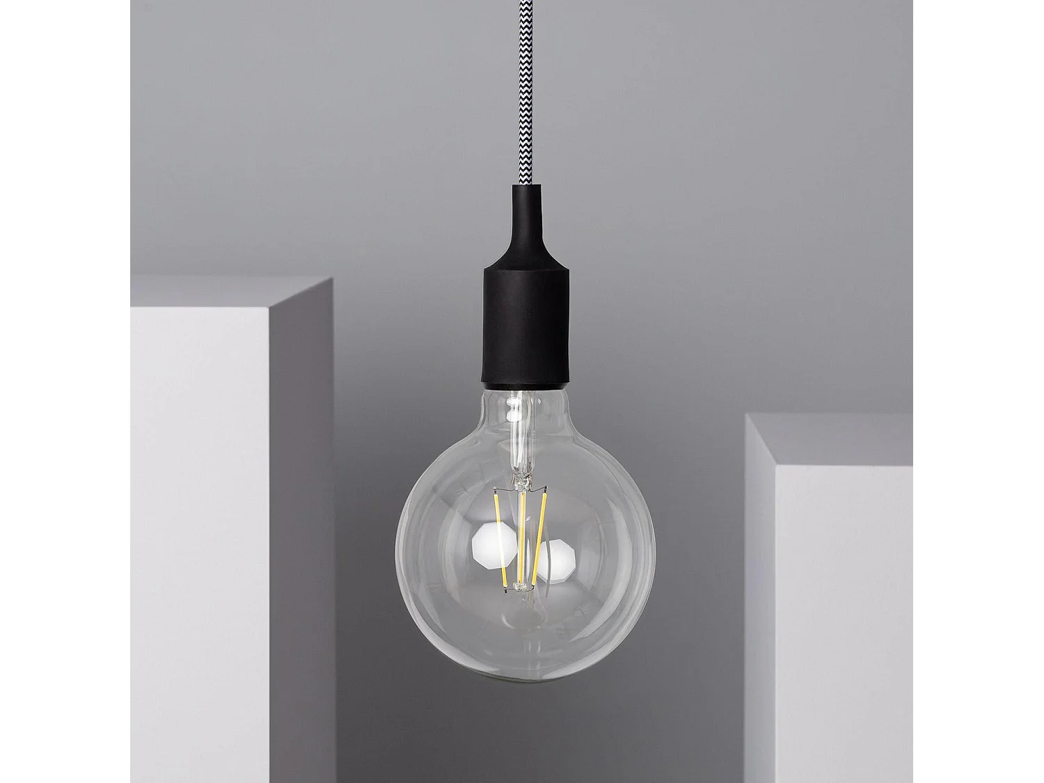 Suspension Rubik Noir