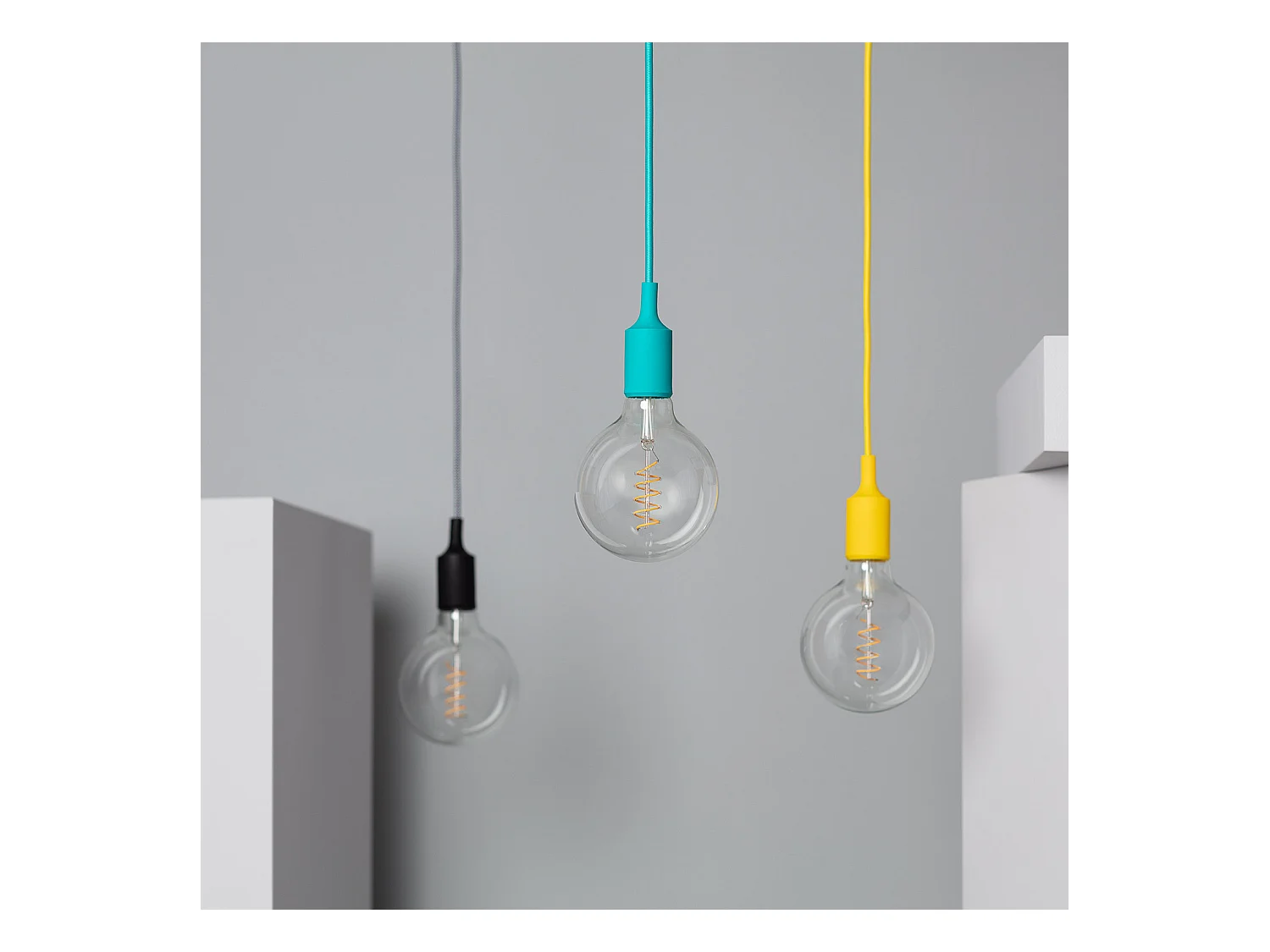 Suspension Rubik Noir