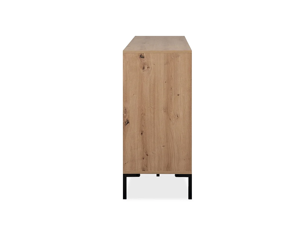 Kredens 3-drzwiowy z 3 szufladami i 2 półkami, L170 cm - PLOCK