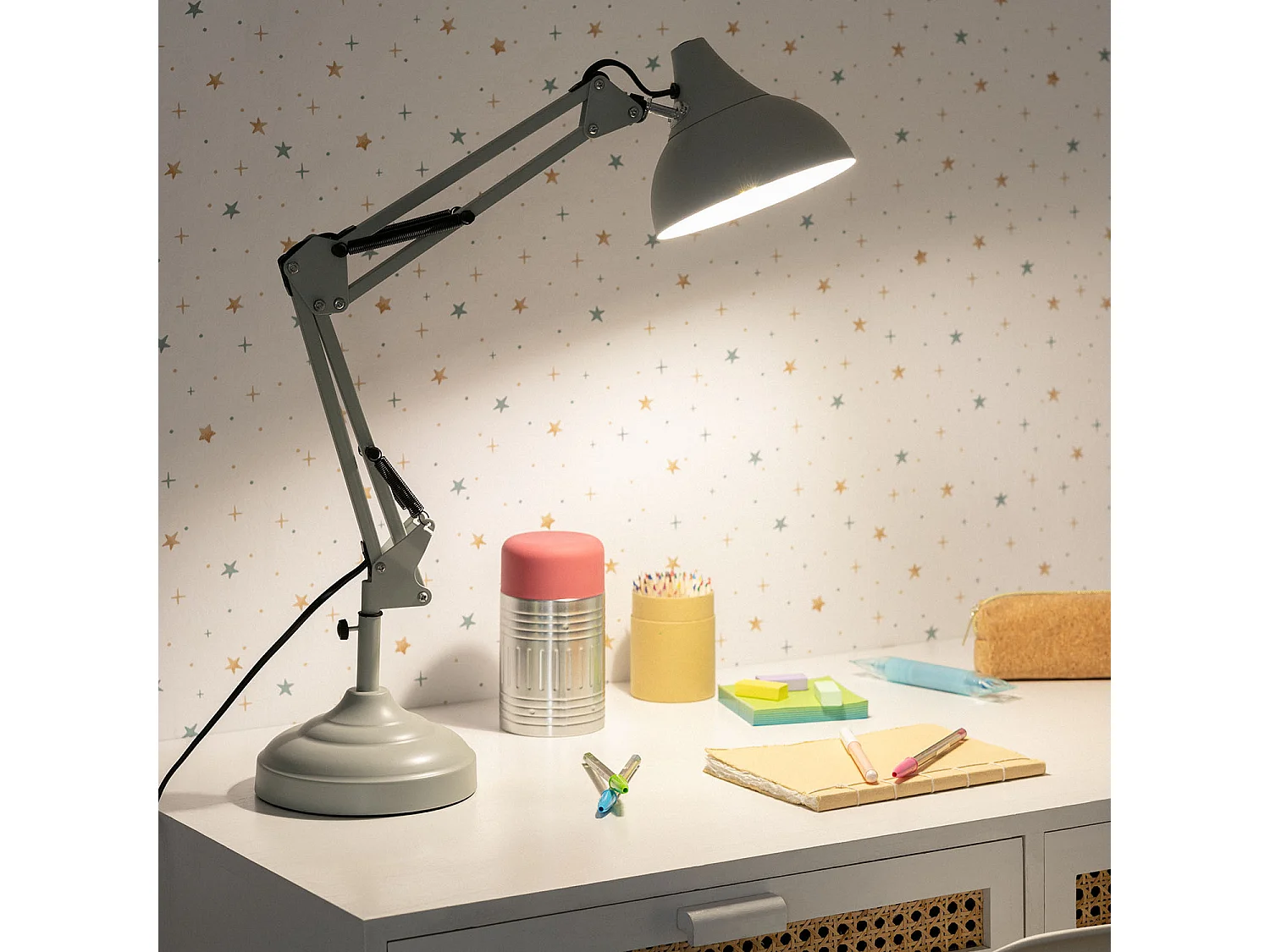 Lampe de Bureau Flex Métal Ceres Vert