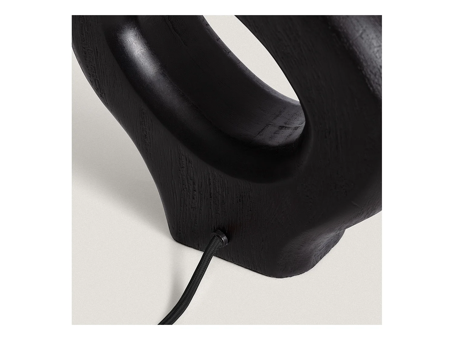 Lámpara de Mesa Madera Dhara ILUZZIA Topo