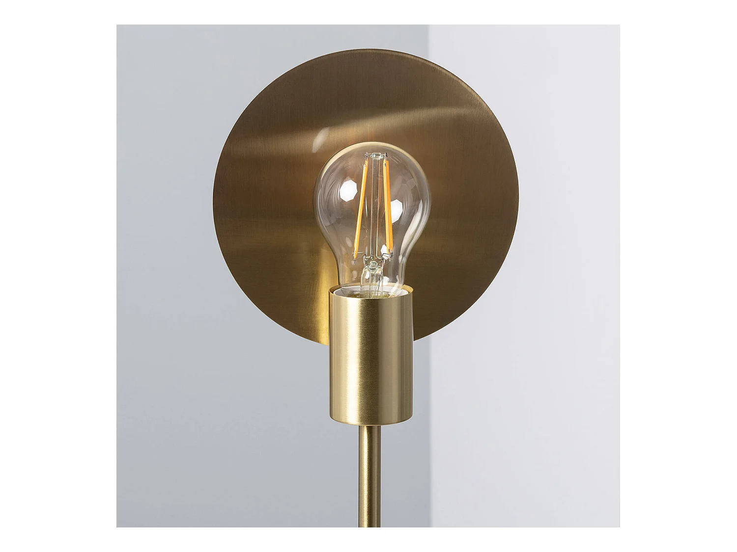 Lámpara de Mesa Mármol y Metal Argos Dorado