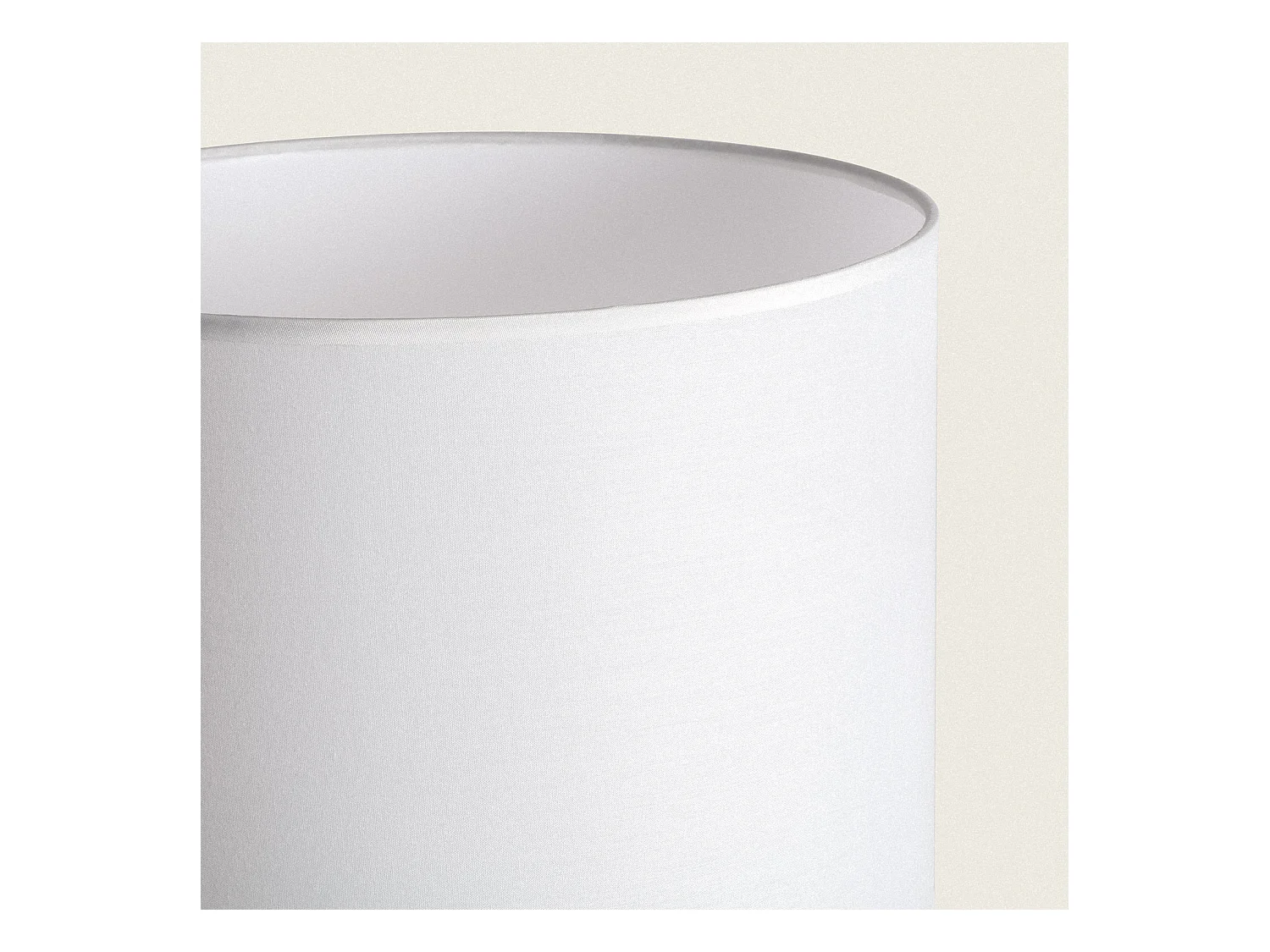 Lampada da Tavolo Resina e Tessuto Bally Bianco