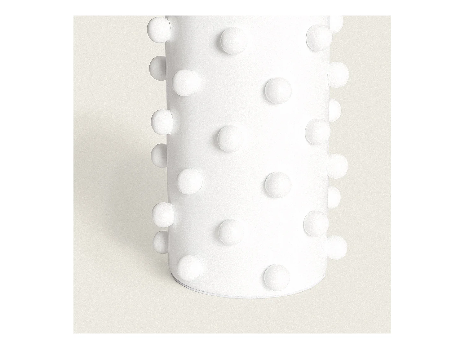 Lampada da Tavolo Resina e Tessuto Bally Bianco