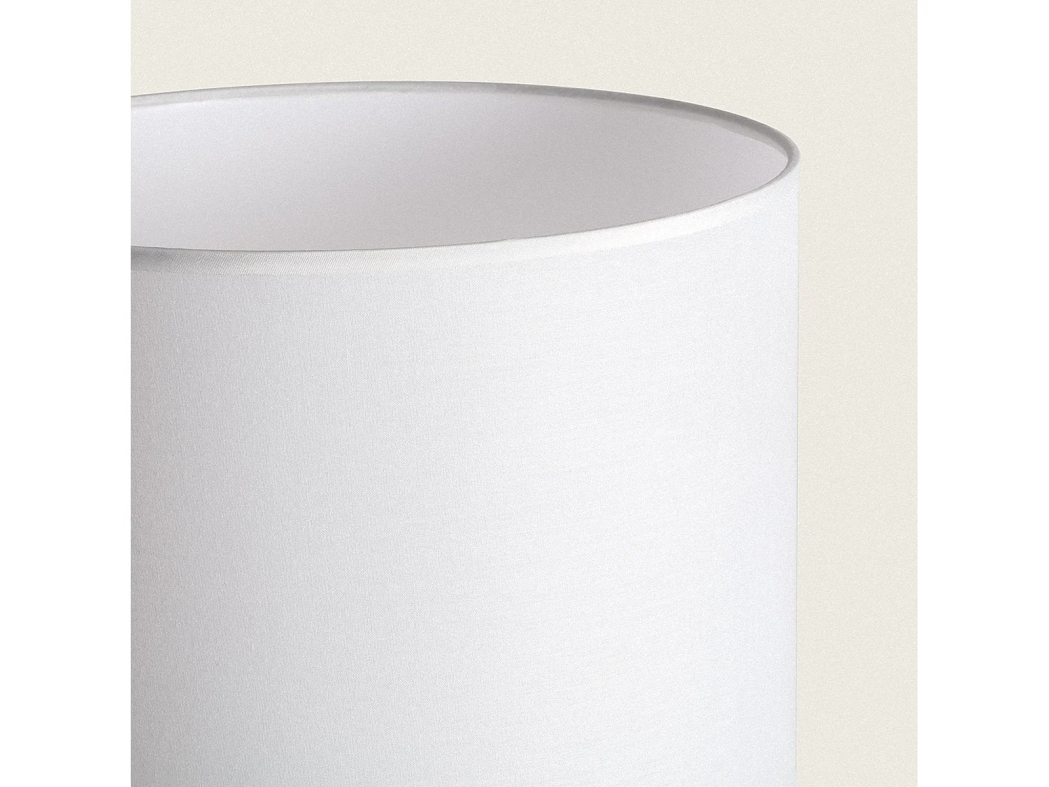 Lampe à Poser Résine et Textile Bally Blanc