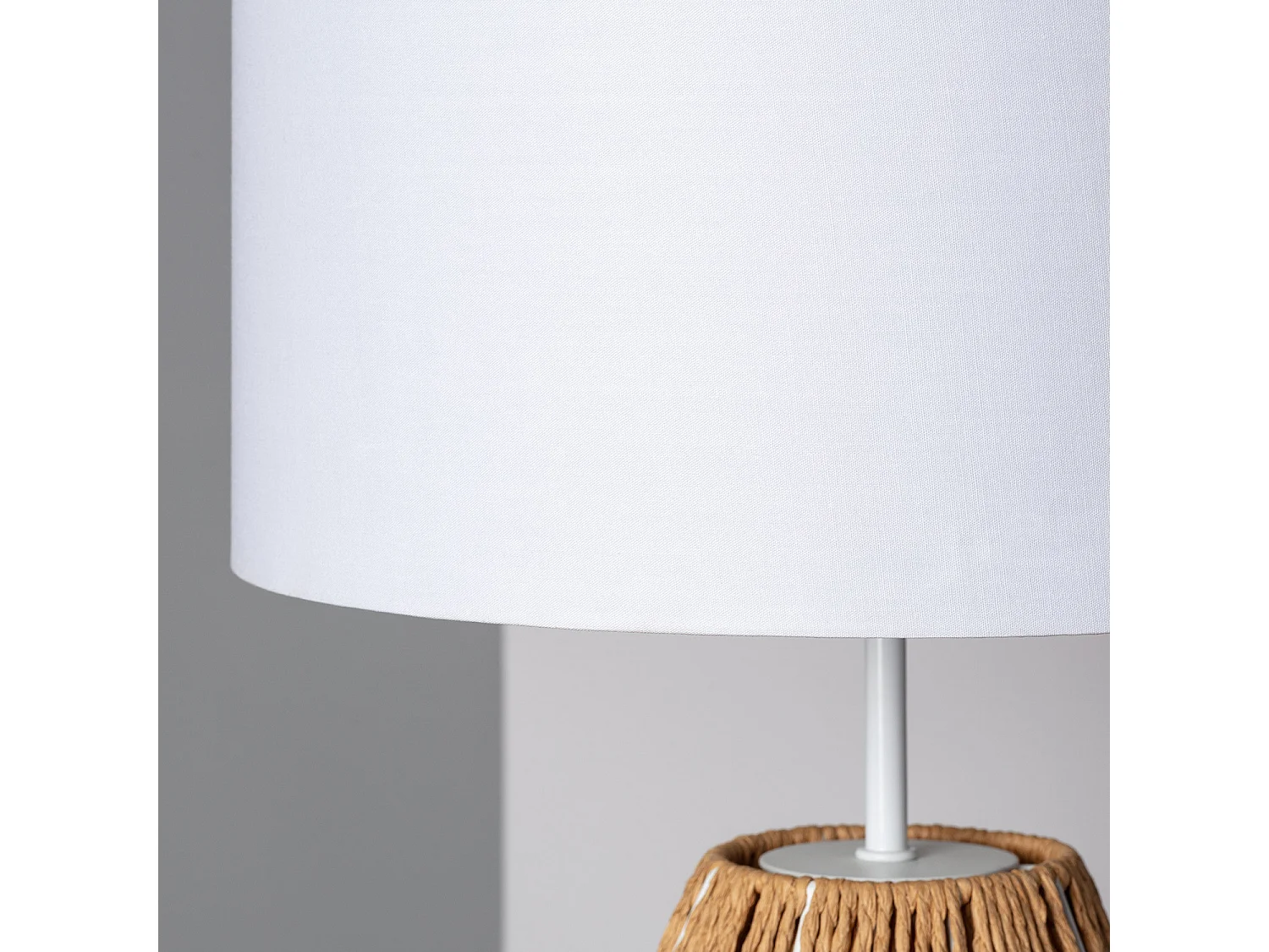 Lampe à Poser Papier Tressé Trilla Naturel