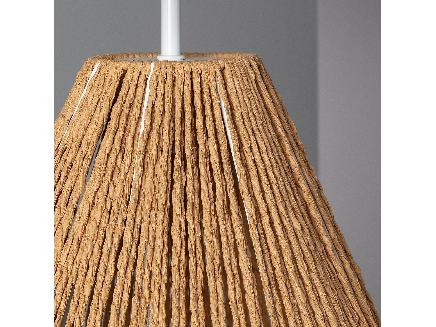 Lampe à Poser Papier Tressé Trilla Naturel