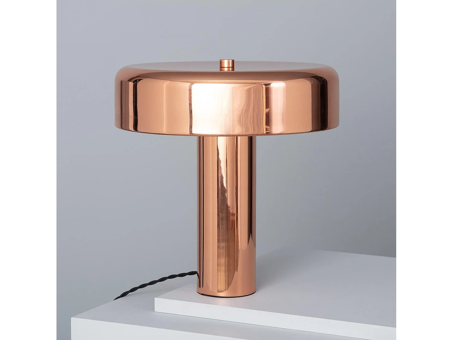 Lampada da Tavolo Metallo Clamide Oro Rosa
