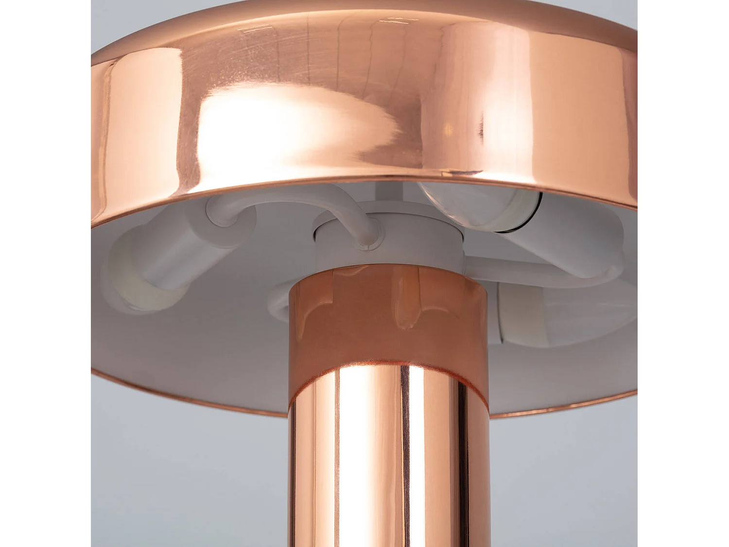 Lampada da Tavolo Metallo Clamide Oro Rosa