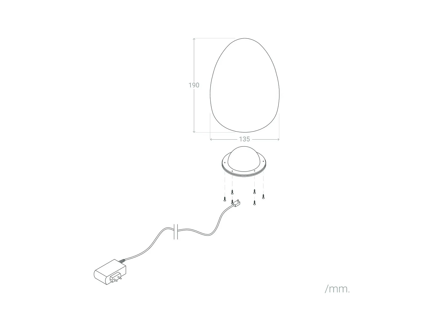 Lámpara de Mesa LED RGB Portátil para Exterior con Batería Recargable Muna RGB