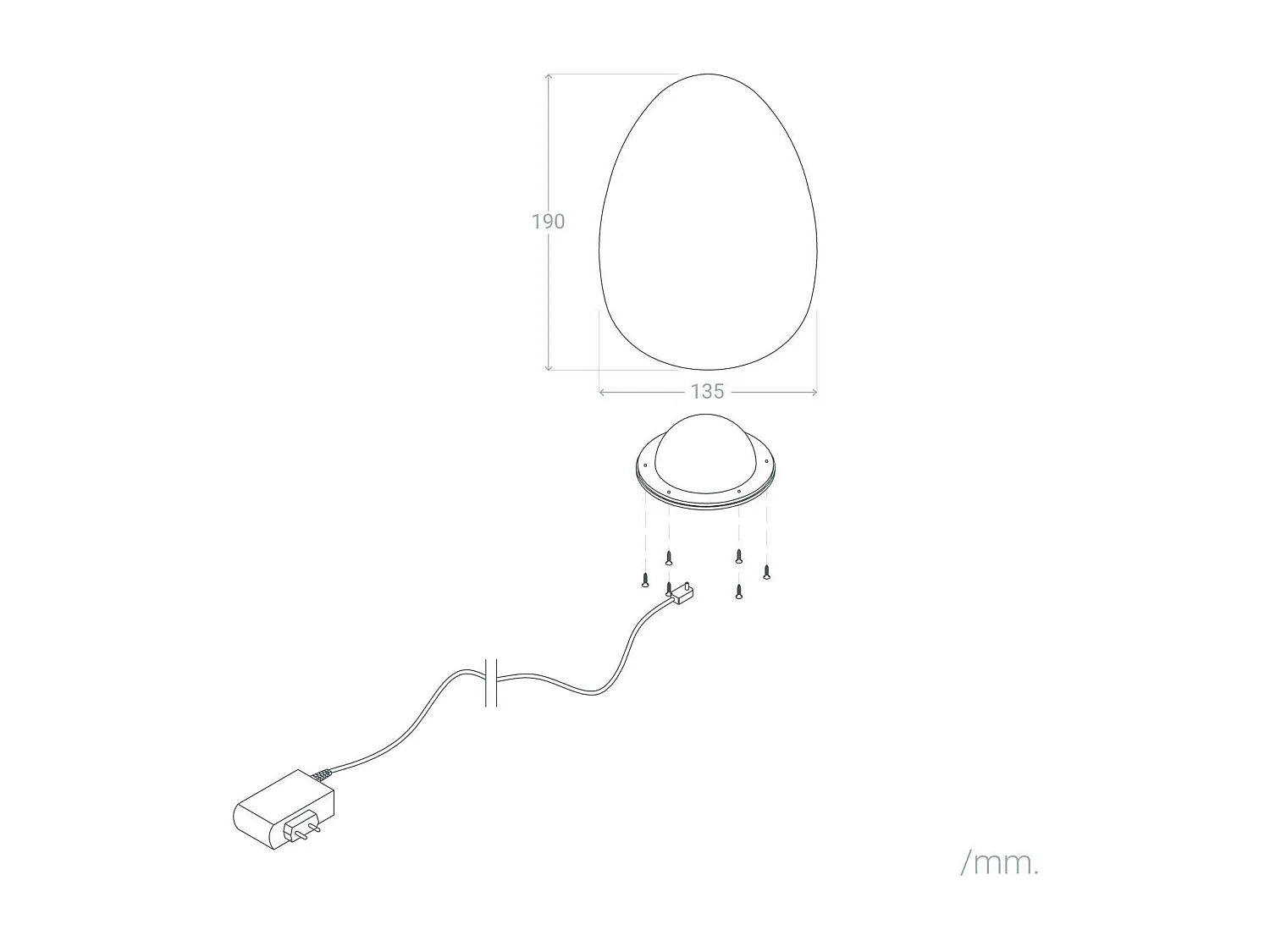 Lampe à Poser LED Portative Extérieure 2.5W Muna RGB avec Batterie Rechargeable RGB
