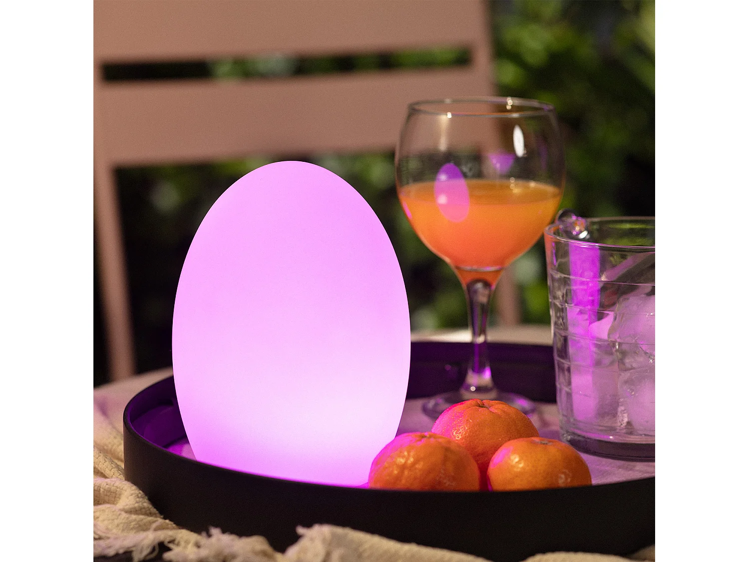 Lámpara de Mesa LED RGB Portátil para Exterior con Batería Recargable Muna RGB