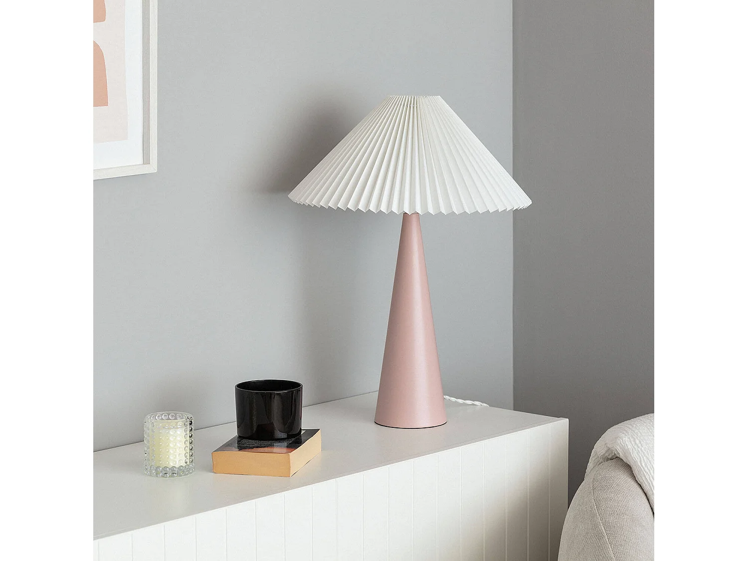 Lampe à Poser Céramique Ghabou Rose