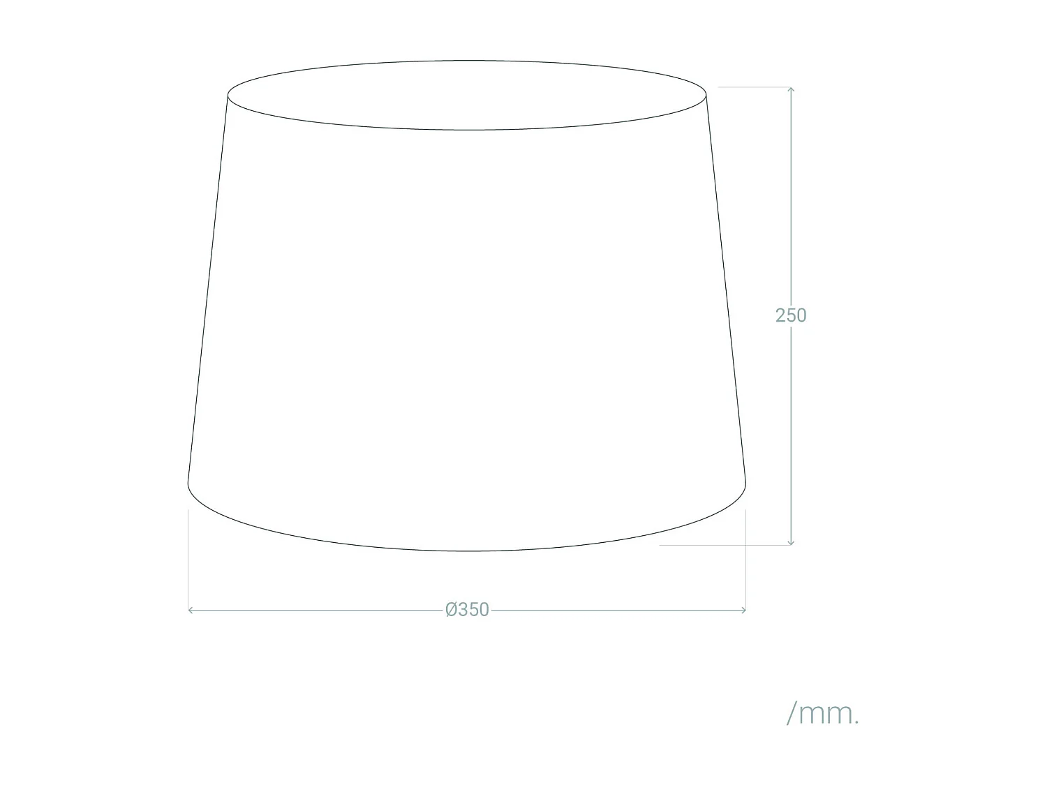 Abat-jour de Lampe Priya ILUZZIA Taupe