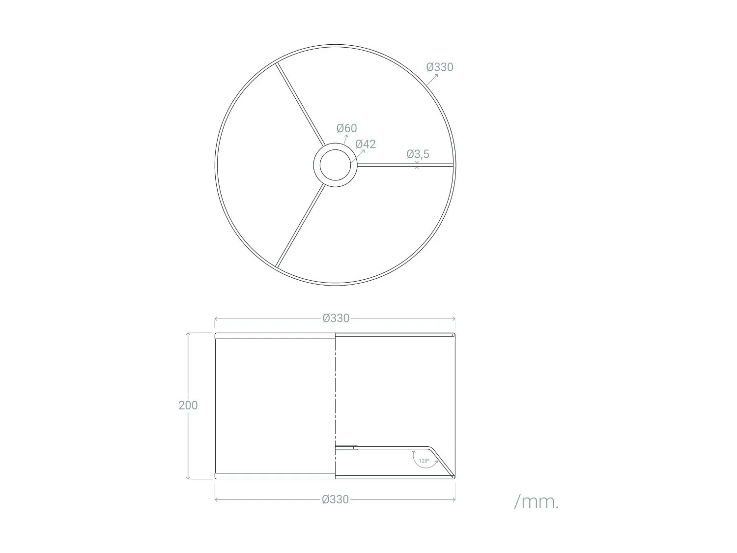 Abat-jour de Lampe Saniya ILUZZIA Naturel / Noir