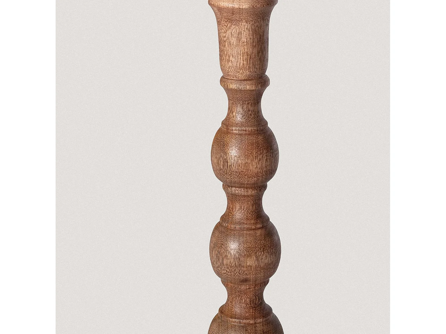 Pied de Lampe à Poser en bois Anand ILUZZIA Naturel