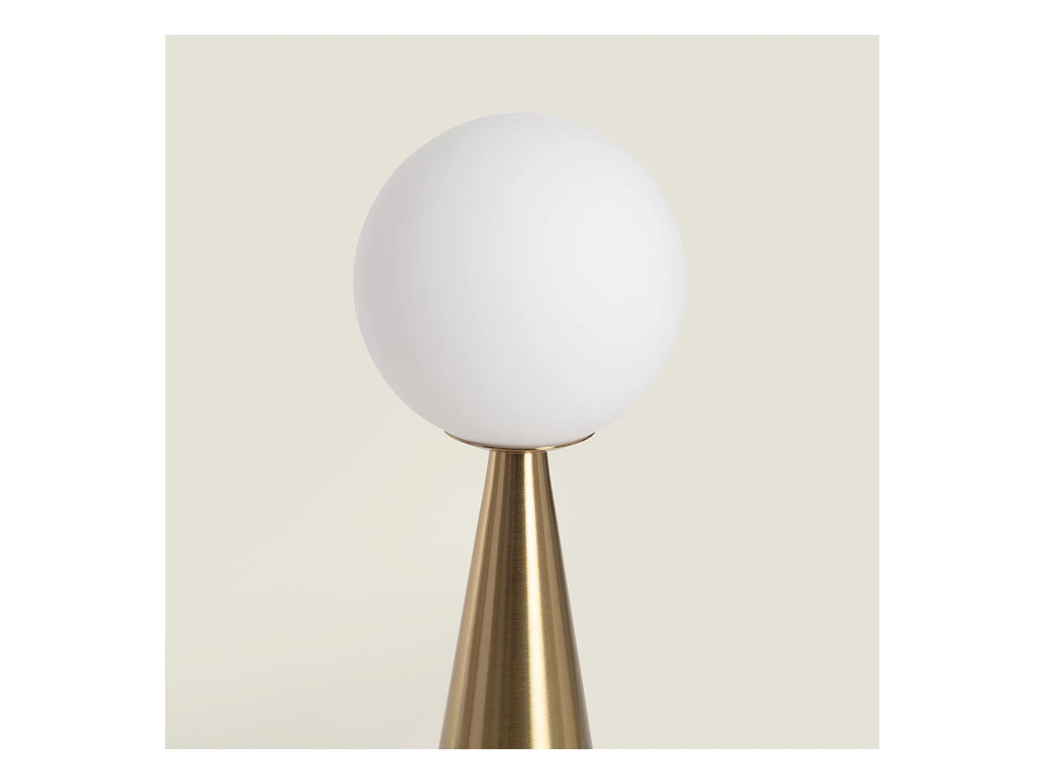 Lampada da Tavolo in Metallo e Vetro Hipias Oro