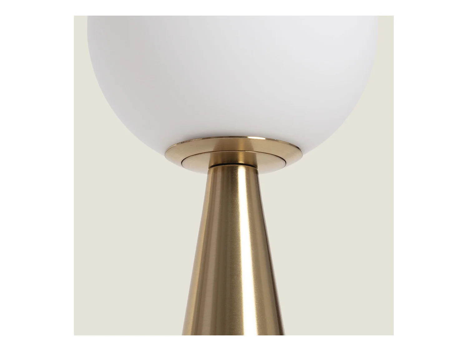 Lampada da Tavolo in Metallo e Vetro Hipias Oro