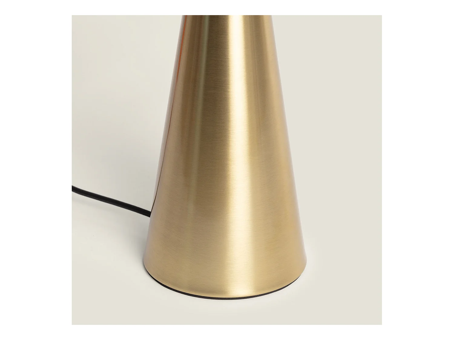 Lampada da Tavolo in Metallo e Vetro Hipias Oro