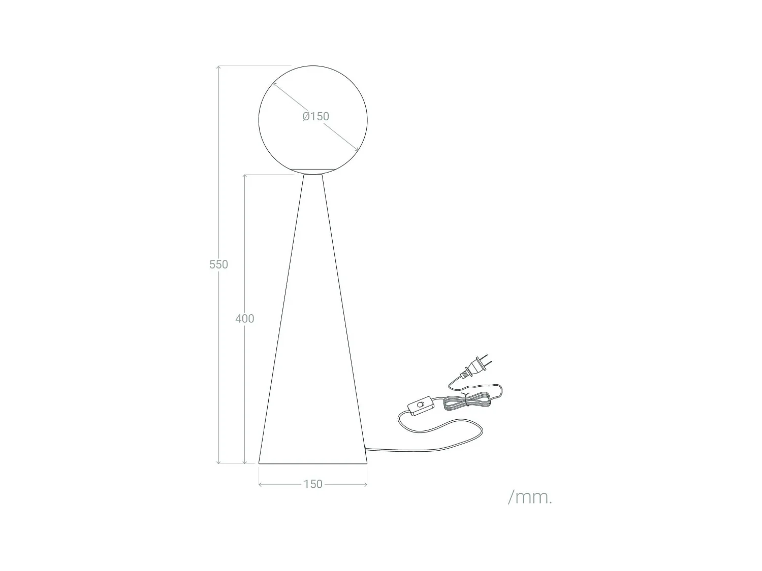Lampada da Tavolo in Metallo e Vetro Hipias Oro