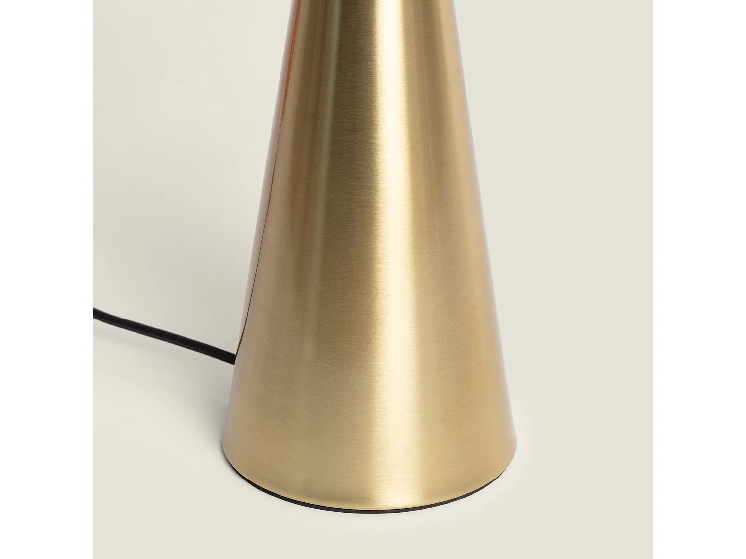 Lampe à Poser Métal et Verre Hipias Doré