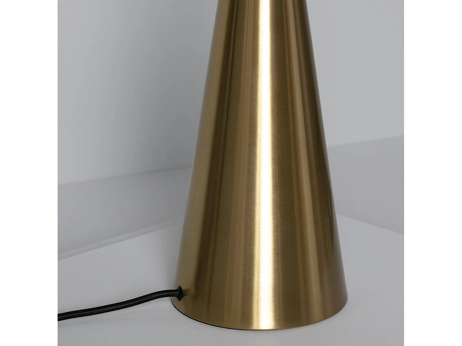 Lampe à Poser Métal et Verre Hipias Doré