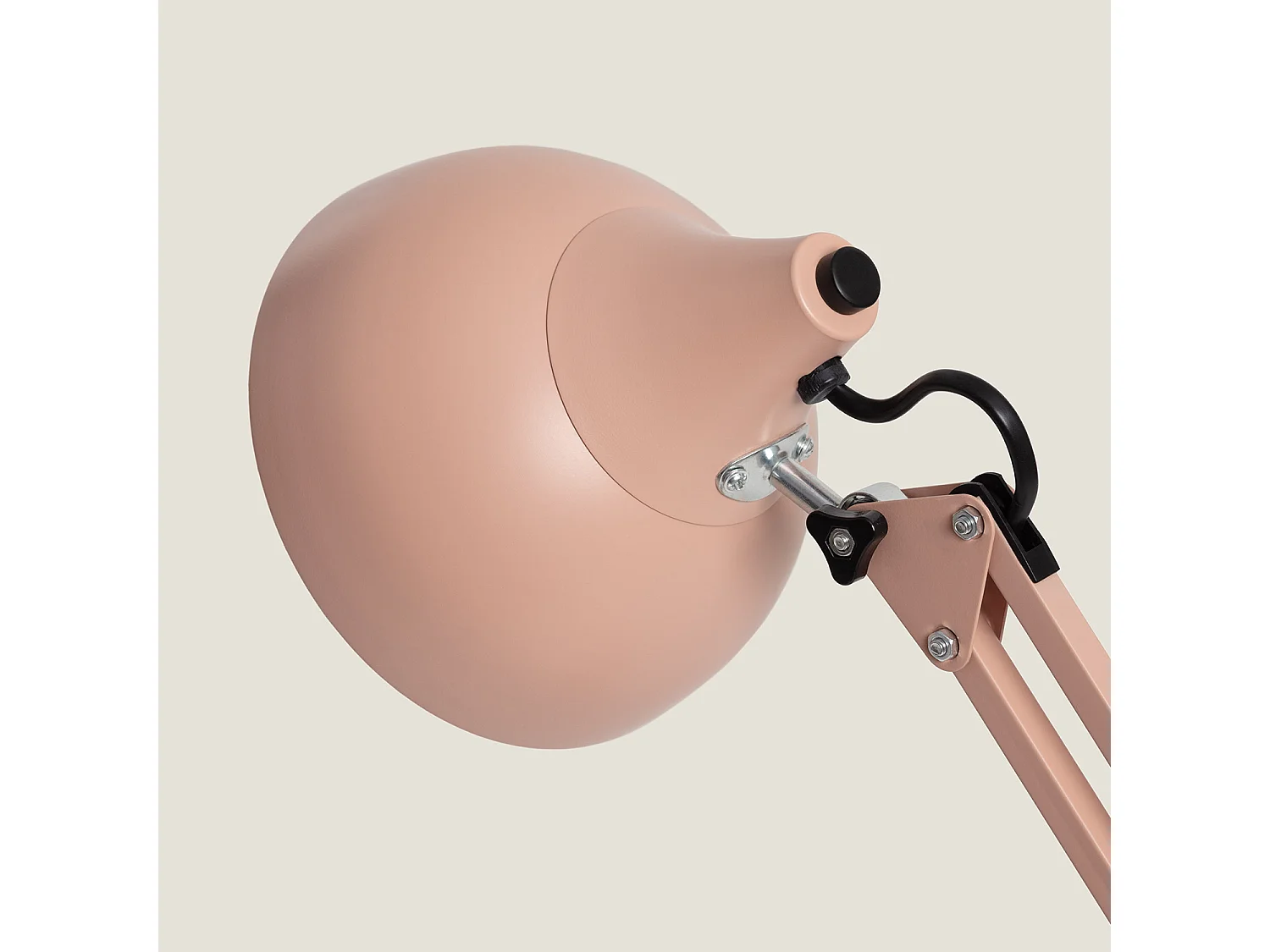 Lampada da Scrivania in Metallo Ceres Rosa