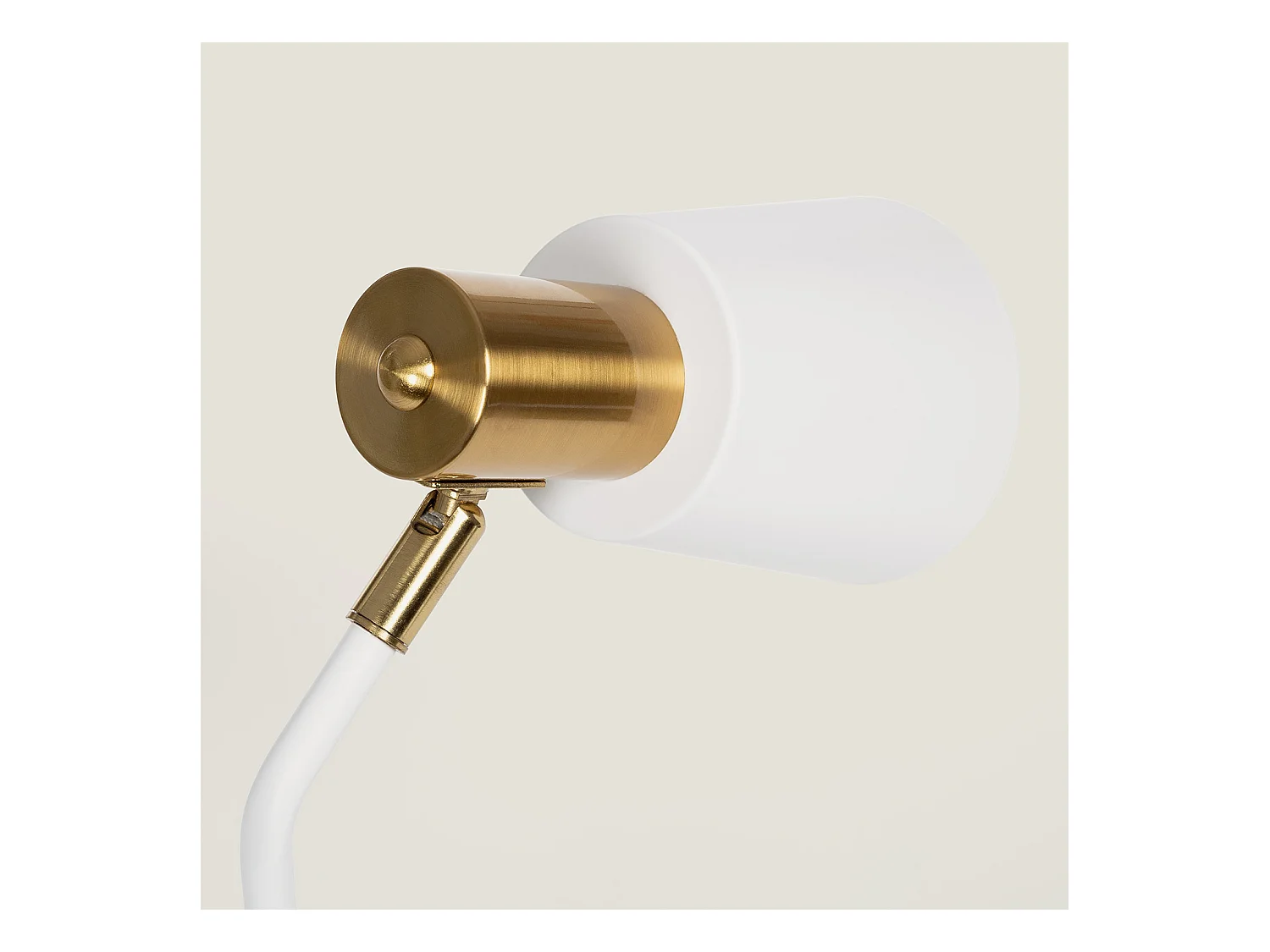 Lampada da Scrivania in Metallo Flexo Tatlin Bianco