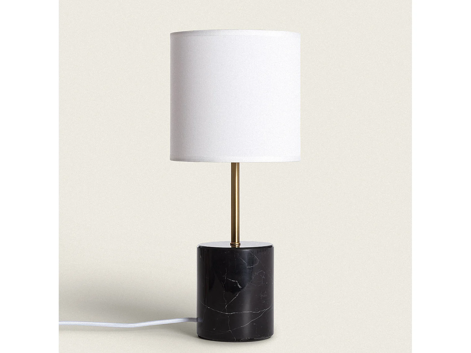 Lampe à Poser Marbre Craudy Blanc