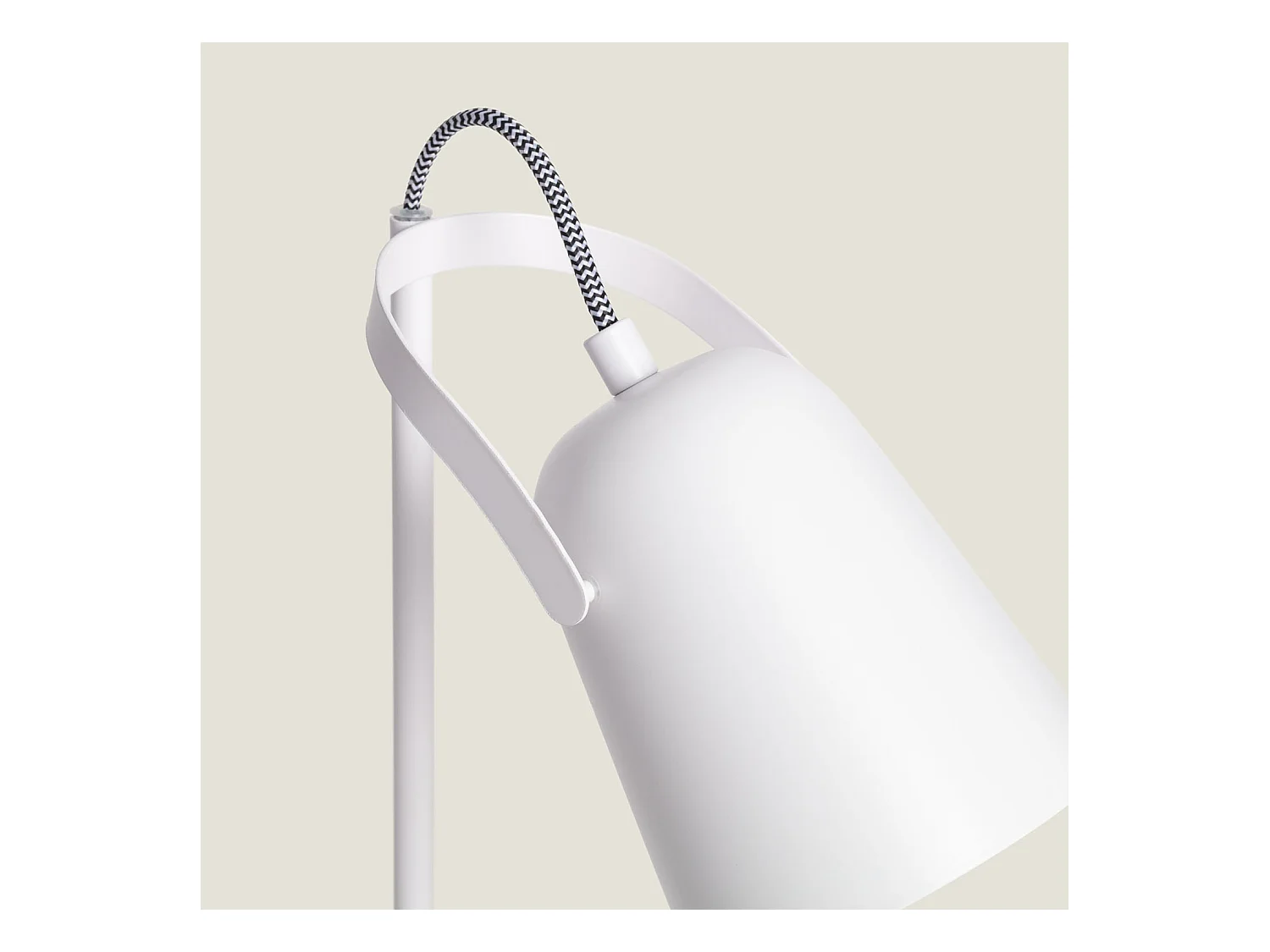 Lámpara Flexo Escritorio de Metal Orfeo Blanco