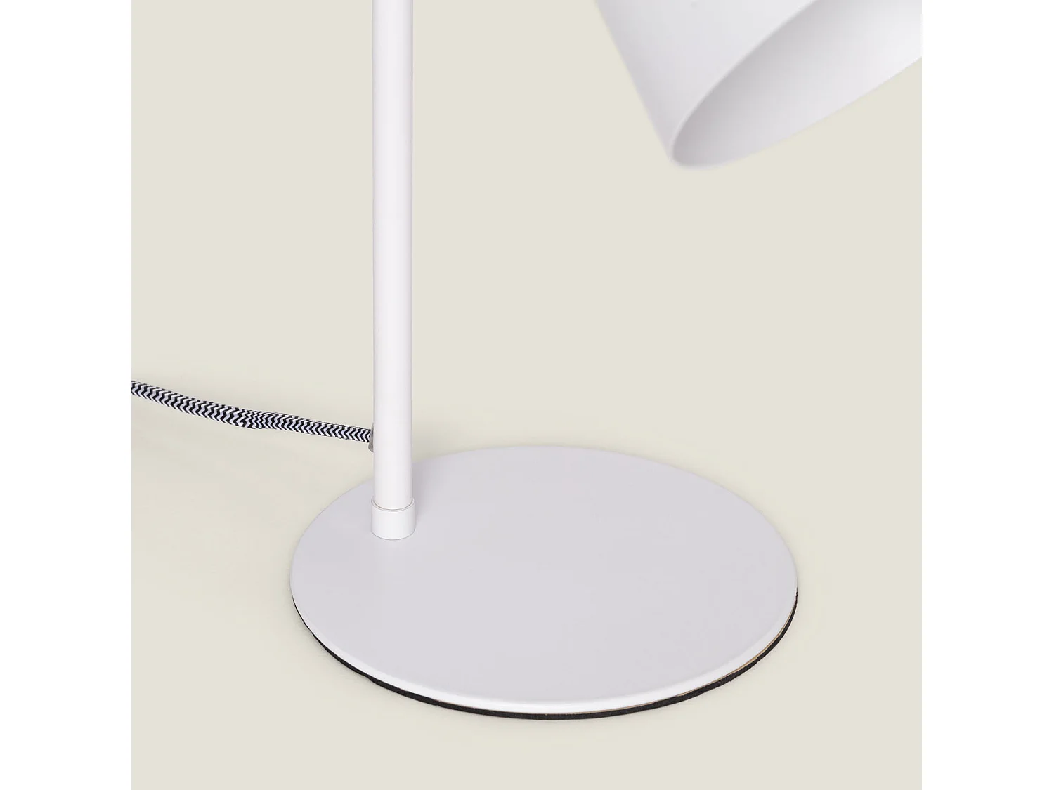 Lampada da Scrivania in Metallo Flexo Orfeo Bianco