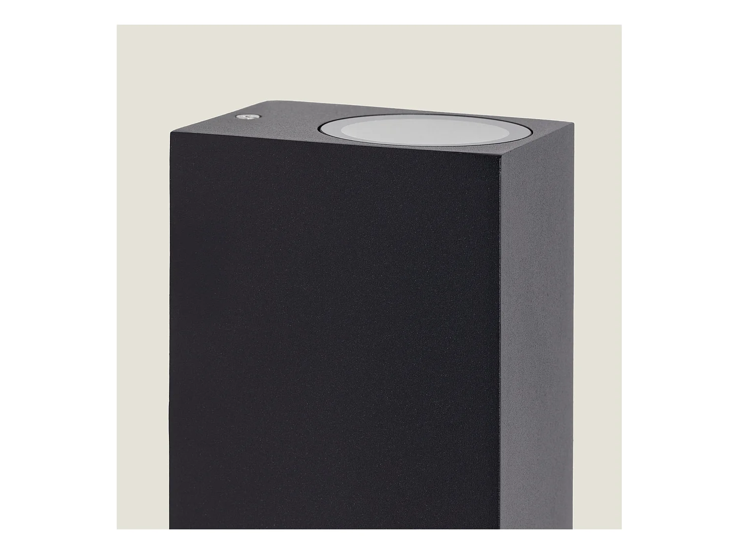 Applique da Parete per Esterni in Alluminio Illuminazione Doppia Luce Nero